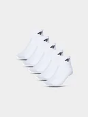 Skarpetki dla dzieci - 4F Skarpetki krótkie (5-pack) chłopięce - białe 38-40 - miniaturka - grafika 1