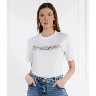 Patrizia Pepe T-shirt Regular Fit - Koszulki i topy damskie - miniaturka - grafika 1
