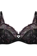 Biustonosze - Hunkemöller Nieusztywniany biustonosz z fiszbinami Lily Czarny - miniaturka - grafika 1