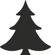 Zabawki kreatywne - Wykrojnik do papieru, choinka, 25 mm - miniaturka - grafika 1