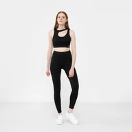 Spodnie sportowe damskie - Damskie legginsy treningowe GUESS EVALYN LEGGING 4/4 - miniaturka - grafika 1