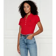 Koszulki i topy damskie - POLO RALPH LAUREN Polo Julie Slim Fit pique - miniaturka - grafika 1