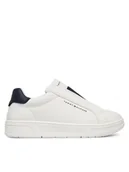 Buty dla chłopców - Tommy Hilfiger Sneakersy Low Cut Sneaker T3X9-34359-1355 M Biały - miniaturka - grafika 1