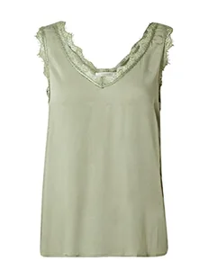 Cream top damski alena, khaki-zielony (Oil Green), 34 - Koszulki i topy damskie - miniaturka - grafika 1