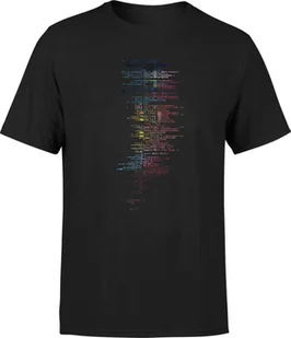 Koszulka męska dla programisty ukryta cyfrowa twarz z kodu T-shirt męski - Koszulki męskie - miniaturka - grafika 1