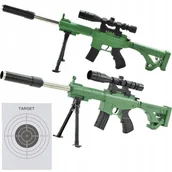 Zabawki militarne - Karabin Na Kulki Replika 6Mm Luneta Laser Pistolet - miniaturka - grafika 1