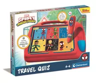 Zabawki interaktywne dla dzieci - Clementoni, Travel Quiz Spidey - miniaturka - grafika 1