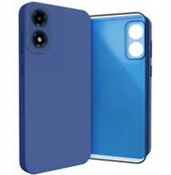 Etui i futerały do telefonów - Etui do Motorola Moto G04 / G24 / E14 Osłona Kamery, Granatowe Szkło 9H - miniaturka - grafika 1