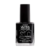 Lakiery do paznokci - Avon Ultra Colour 60 Second Express Lakier do paznokci - Power Black - 10ml - miniaturka - grafika 1