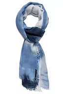 Apaszki i szaliki damskie - Replay Szalik unisex, 1484 DK BLUE-AVIO-OPT WHITE, UNIC - miniaturka - grafika 1