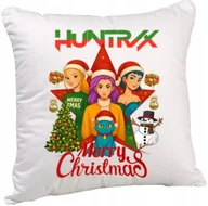Kołdry i poduszki dla dzieci - Poduszka Huntrix Hunters Świąteczna Merry Xmas K-POP Demon 3571 40x40 CM - miniaturka - grafika 1