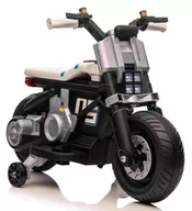 Pojazdy elektryczne dla dzieci - Motor Motorek na Akumulator Światło Dźwięki Biały - miniaturka - grafika 1