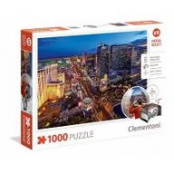 Puzzle - Clementoni Puzzle Virtual Reality: Las Vegas 1000 - miniaturka - grafika 1