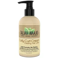 Odżywki do włosów - Taliah Waajid, Curly Curl Cream Creamy Hair Lotion, Odżywka do włosów, 237ml - miniaturka - grafika 1