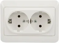 Gniazdka elektryczne - DOUBLE SOCKET WITH EARTH - miniaturka - grafika 1