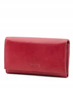 Portfele - Portfel Damski Skórzany Skóra Duży Rfid Na Karty Puccini Czerwony Co1706-3 - miniaturka - grafika 1