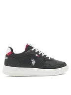 Buty dla chłopców - U.S. Polo Assn. Sneakersy DENNY004 Czarny - miniaturka - grafika 1