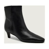 Botki damskie - Guess Skórzane botki na szpilce IDREENA - miniaturka - grafika 1