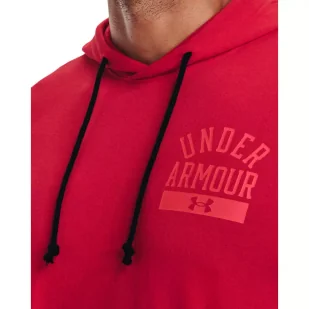 Koszulka męska Under Armour Rival Terry CB SS Hoodie - Koszulki sportowe męskie - miniaturka - grafika 4