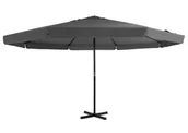 Parasole ogrodowe - Okrągły parasol ogrodowy z aluminiową ramą antracyt G1-T02 - miniaturka - grafika 1
