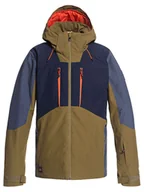 Kurtki narciarskie - Quiksilver Kurtka narciarska "Mission Plus" ze wzorem - miniaturka - grafika 1