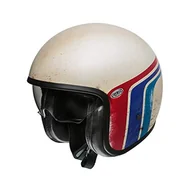Kaski motocyklowe - PREMIER HELMET VINTAGE BTR 8 BM, biały/czerwony/niebieski, XL - miniaturka - grafika 1