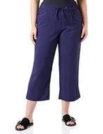Spodnie damskie - Gerry Weber Damskie spodnie Easy Fit z rozcięciami na obszyciu, spodnie rekreacyjne, skrócone, jednokolorowe, długość 7/8, niebieski (Blueberry), 44 Kr�tki - miniaturka - grafika 1