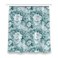 Zasłony - Zasłona z grafiką kolory 150x160 Kwiaty niebieskie, Fabricsy - miniaturka - grafika 1