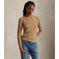 Swetry damskie - POLO RALPH LAUREN Wełniany sweter JULIANNA Regular Fit z dodatkiem kaszmiru - miniaturka - grafika 1