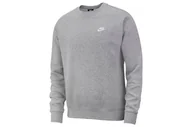 Bluzy męskie - Nike, Bluza męska, M NSW CLUB CRW BB BV2662-063, szary, rozmiar XL - miniaturka - grafika 1