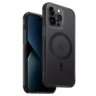 Etui i futerały do telefonów - UNIQ etui Combat iPhone 14 Pro Max 6,7" Magclick Charging czarny/concrete charcoal - miniaturka - grafika 1