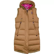 Kamizelki damskie - Dolomite Damska kamizelka garniturowa Chaleco Long WS 76 Fitzroy, karmelowo-brązowa, L, Caramel Brown - miniaturka - grafika 1