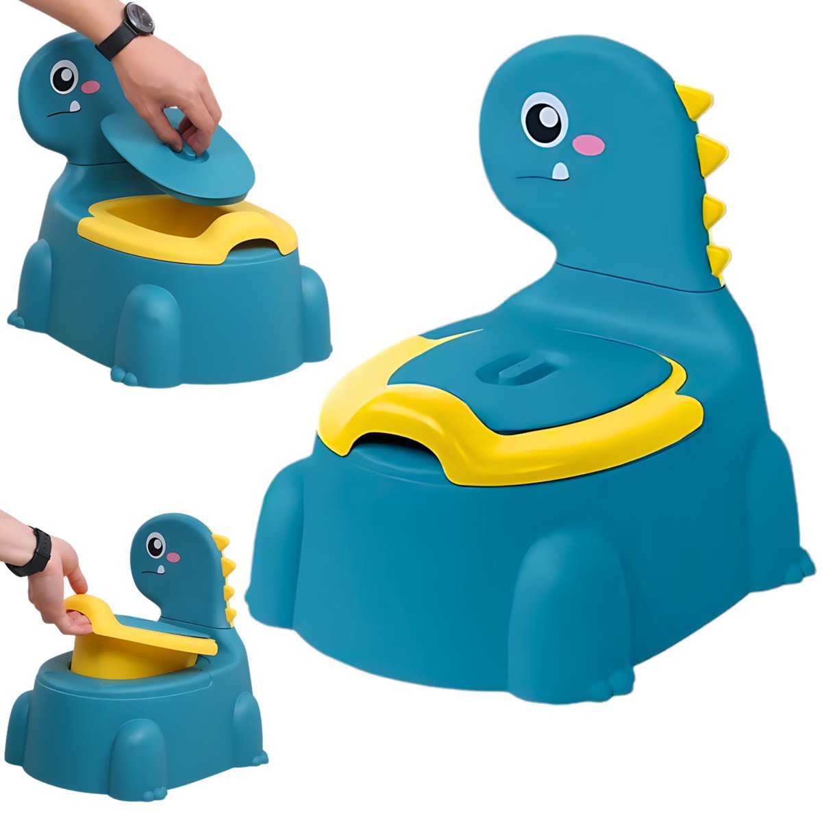 NOCNIK DLA DZIECI NOCNICZEK DZIECIĘCY Z WYJMOWANYM POJEMNIKIEM DINOZAUR [M-NOCNIK1]