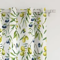 Zasłony - Zasłona SUMMER wzór SM11 | oliwki 150 x 160 cm tkanina standard - miniaturka - grafika 1
