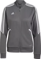Bluzy damskie - Bluza damska adidas Condivo 22 Track Jacket Full Zip szaro-biała HD2280-L - miniaturka - grafika 1
