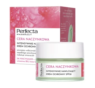 Perfecta Krem ochronny intensywnie nawilżający SPF20 50ml - Kremy do twarzy - miniaturka - grafika 1