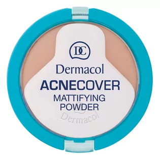 Róże do policzków - Dermacol Acnecover Mattifying Powder puder matujący w kompakcie 02 Shell 11g - grafika 1