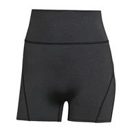 Legginsy - adidas Damskie legginsy Yo Lux Fire SHO, czarny, XS - miniaturka - grafika 1