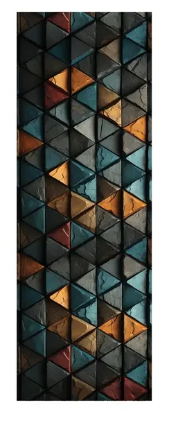 Tkanina Leżakowa Materiał do Leżaka Klasycznego Trójkąty2 San-Drew KN79