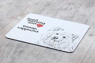 Podkładki pod mysz - Fiński lapphund podkładka pod mysz z psem Art-Dog - miniaturka - grafika 1