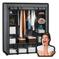 Szafy - duża SZAFA MATERIAŁOWA DUŻA SZAFA TEKSTYLNA składana TURYSTYCZNA organizer - miniaturka - grafika 1