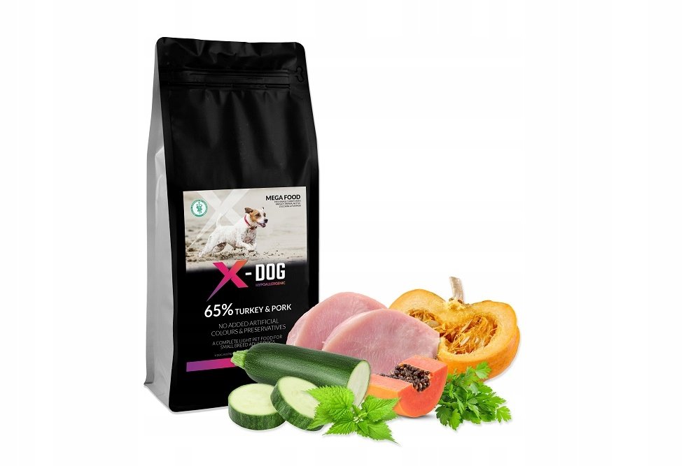 X-DOG SMALL LIGHT INDYK Z WOLNEGO WYBIEGU 2KG