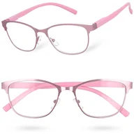 Okulary korekcyjne, oprawki, szkła - Okulary korekcyjne KODANO PINK +1,50 - miniaturka - grafika 1