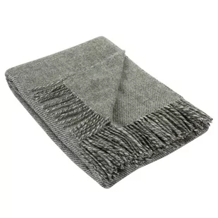 Dekoria pl pl Pled Zelandia 140x200cm melange green 140 x 200 cm 760-234 - Narzuty - miniaturka - grafika 1