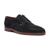Półbuty męskie - Tommy Hilfiger Skórzane derby THUNIT SUEDE SHOE - miniaturka - grafika 1