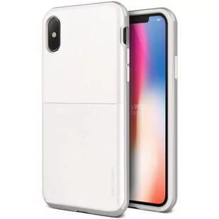VRS Design Etui High Pro Shield S iPhone X White Silver VRS074WSL - Etui i futerały do telefonów - miniaturka - grafika 1