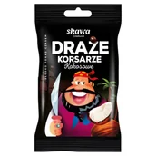 Cukierki - Skawa Draże kokosowe Korsarz 70 g - miniaturka - grafika 1