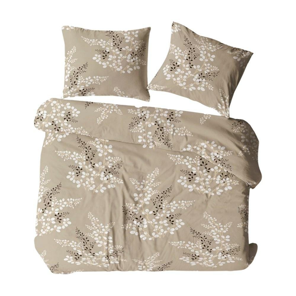 Pościel z kory 200x220 cappuccino gałązki liście Bielawa KARO