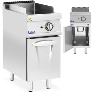 Grill płyta grillowa elektryczna gładka z szafką wolnostojąca 5.4 kW 400 V - Piece, kotły  i płyty grzejne gastronomiczne - miniaturka - grafika 1