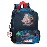 Plecaki szkolne i tornistry - Marvel Avengers Los Avengers On The Warpath plecak przedszkolny, niebieski, 23 x 28 x 10 cm, poliester, 6,44 l - miniaturka - grafika 1